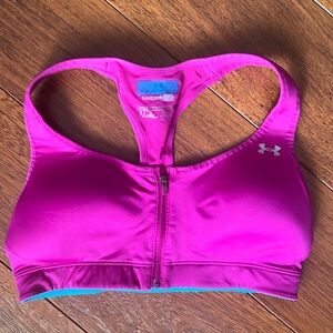 Under Armour magenta sports bra